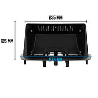 Перехідна рамка 9" Lesko для Renault Megane III 2008-2016 Fluence 2009-2017 (6793) Black Рено Меган 9 шт., фото 6