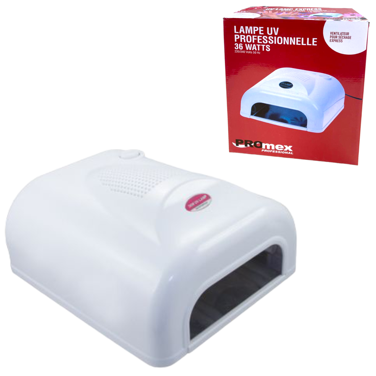 Ультрафіолетова професійна лампа для сушки гель-лаку UV Lamp ProMax з вентилятором, 36 Вт.