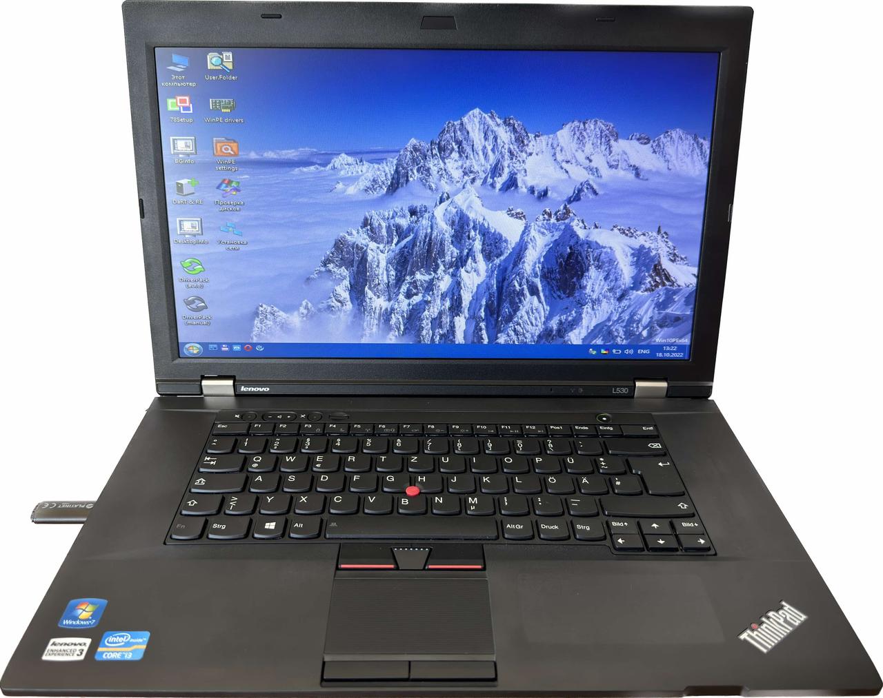 Бізнес ноутбук Lenovo ThinkPad L530, Core I3 3120M 2,5 GHz/RAM 4GB, HD 15.6", фото 1