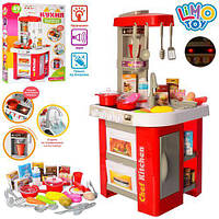 Детская кухня со звуковыми и световыми эффектами, игровой набор кухня для ребенка, Limo toy 922-48