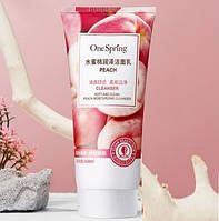 Пінка для вмивання з екстрактом персика One Spring Peach Cleanser