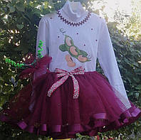 Святковий костюм для дівчинки "Квасолинка"