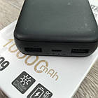 Універсальний кишеньковий павербанк 10000mAh Power Bank USB, Micro-USB для телефону S1009 Lenyes, фото 7