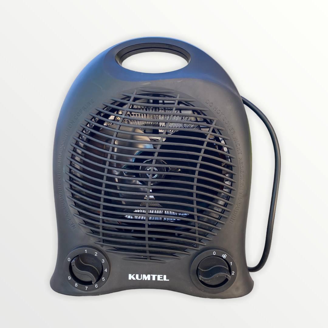 Тепловентилятор Дуйчик кімнатний Kumtel LX- 6441 Black 2000 Вт