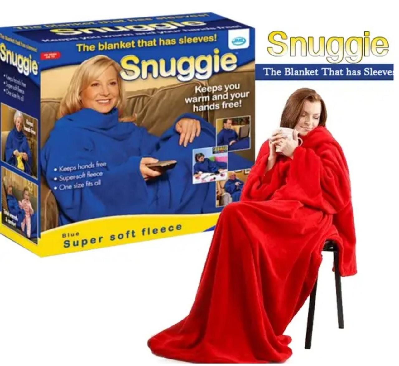 Флісовий плед із рукавами Snuggie Blanked