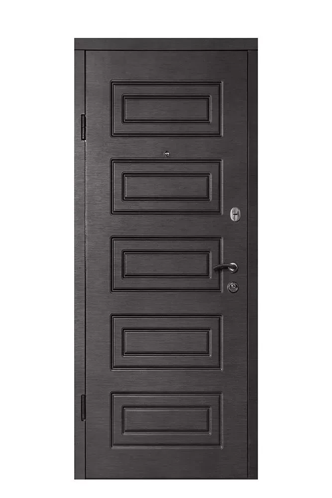 М-2 Входная дверь венге темний горізонт/листвениця біла