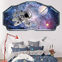 Интерьерная наклейка на стену Астронавт Oracal размер 146х76см