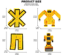 Дитячий робот-трансформер буква 7в1 D622-H092 Transbot Роботехнік, фото 6
