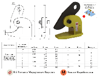 Захват Горизонтальний для Листа LC1-2 Q 0.25