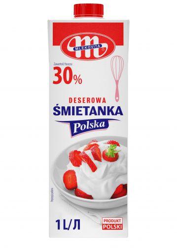 Вершки Smietanka Mlekovita Polska 30% 1 л