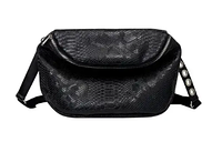 Женская сумка со змеиным принтом качественная вместительная повседневная стильная 25х20х10 см