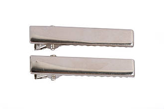 Заготовка для шпильки пряма, срібло, 4.1 см