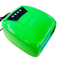 Ультрафиолетовая лампа для маникюра KT - 806 с дисплеем, таймером и выдвижным дном, 36 Вт. Зелёный