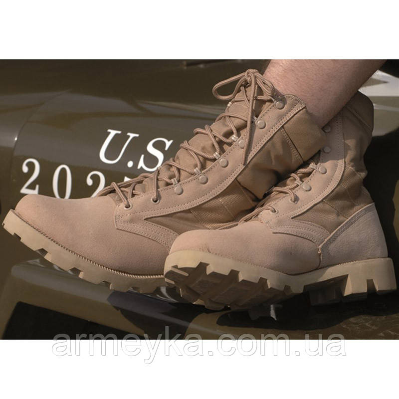 Берці, US Jungke Deser boots, койот, замш, Mil-Tec Німеччина 45 (US12/UK11/290 mm.)