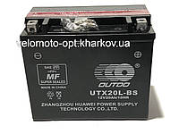 Аккумулятор мото Outdo UTX20L-BS 12V20Ah/10HR кислотный