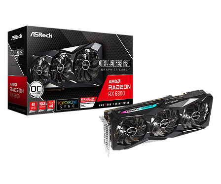 Відеокарта ASRock Radeon RX 6800 Challenger Pro 16G OC, фото 2