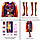 Кукла Рейнбоу Сансет Федра Вествард Rainbow High Pacific Coast Phaedra Westward- Sunset (Purple) Fashion Doll, фото 4