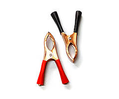 АТ-0014 Затискач акумуляторний 20А. Товщина металу 0,2 мм. Покриття мідь (довжина 73 мм, ширина 30 мм)