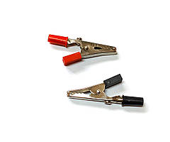 Затискач акумуляторний АТ-0010. Покриття нікель (довжина 43мм, ширина 56мм)