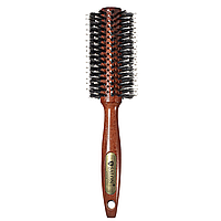 Щётка-брашинг для волос деревянная круглая Salon 4777 CLB