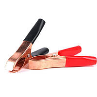 Затискач акумуляторний CDJ-020. Товщина металу 0,4 мм. Покриття мідь (довжина 105 мм, ширина 63 мм)