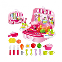 Детский игровой набор "кухня" Happy Chef в чемодане ON