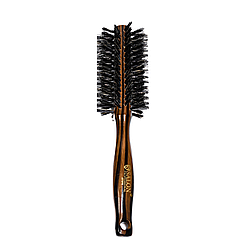 Щітка-брашинг для волосся Salon Professional з натуральною щетиною 2272-FM