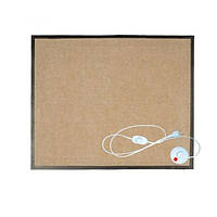 Килимок з підігрівом Monocrystal 57х68см 70 Вт із захистом від перегріву та регулятором температури на гумовій підкладці,