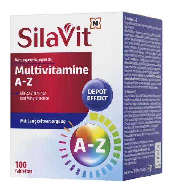 Вітаміни SilaVit Multivitamine A-Z 100 таблеток