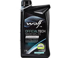 Моторное масло Wolf Officialtech MS-FE 5W-20 1л