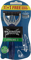 Одноразовые станки мужские Wilkinson Sword Xtreme 3 Ultimate Comfort 3+1 шт