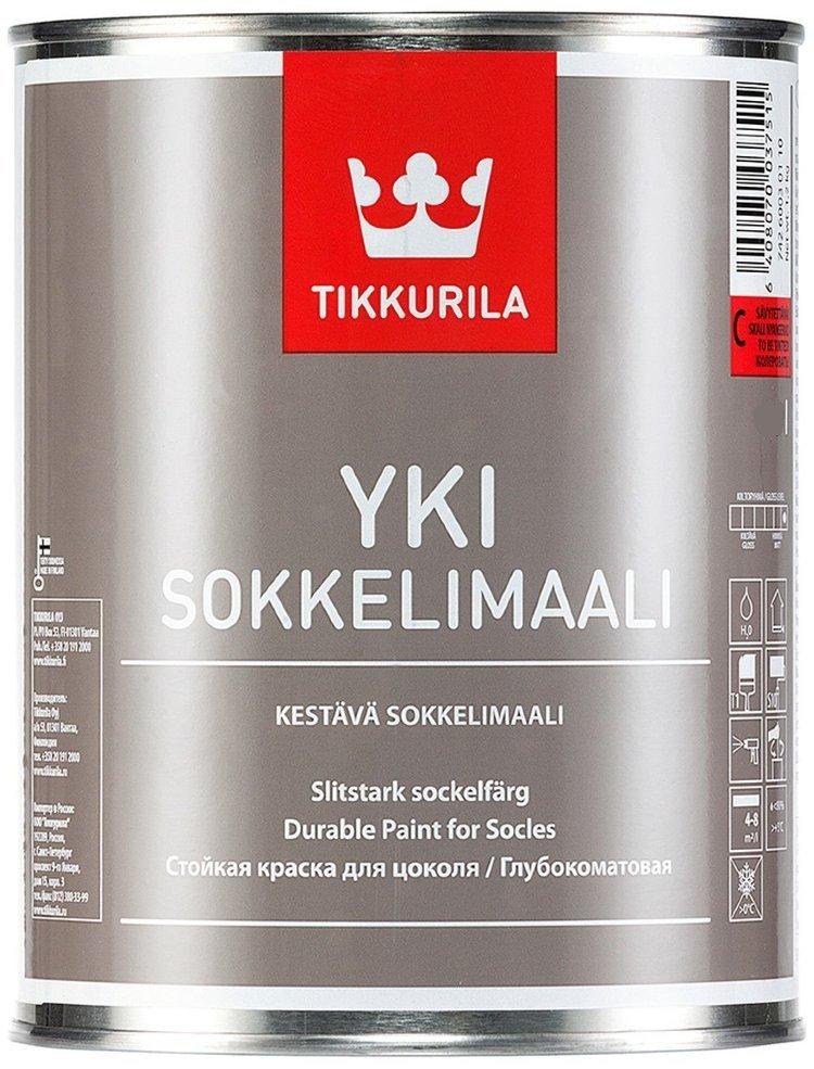 Фарба для цоколя TIKKURILA YKI (ТІККУРІЛА ЮКІ) 0.9л (С), колерується