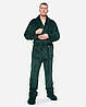 Піжама костюм чоловічий домашній махровий халат зі штанами Смарагдовий, фото 8