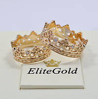 Обручальные кольца короны массивные от EliteGold Aurelia размеры 16.3 и 20.7 515910100114