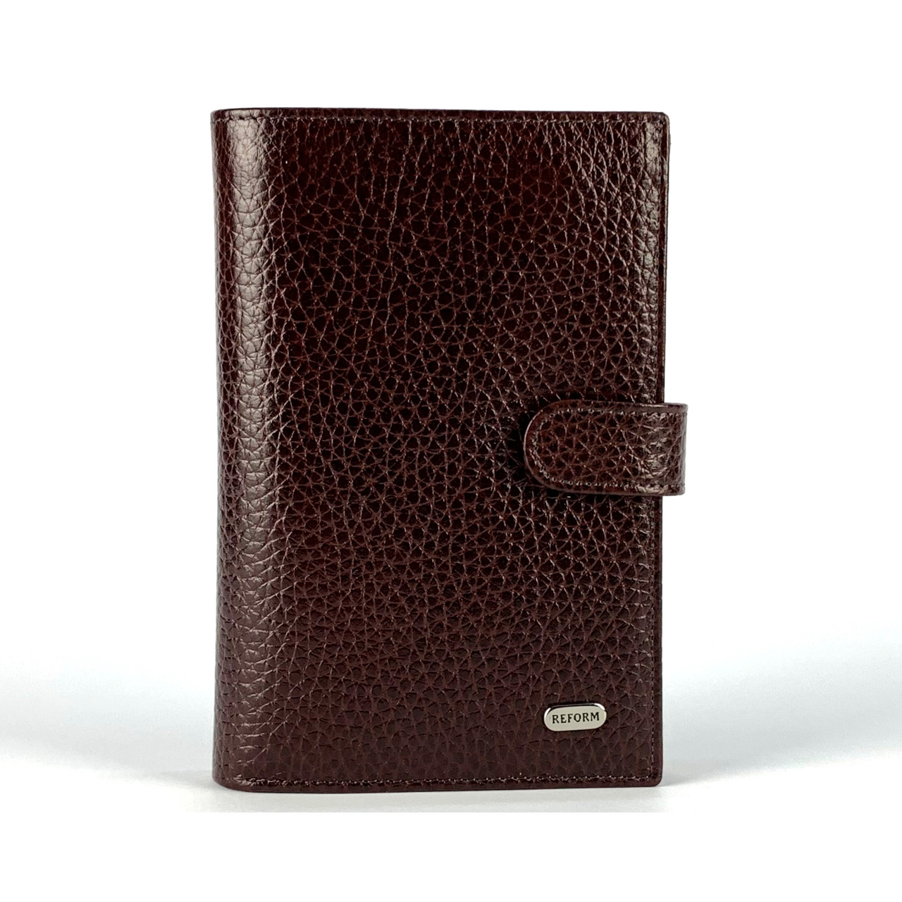 Чоловіче портмоне з натуральної шкіри Reform 221-019 коричневий, фото 1