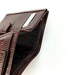 Чоловіче портмоне з натуральної шкіри Reform 221-019 коричневий, фото 7