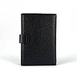 Шкіряна обкладинка для автодокументів Reform 102-011 чорна, фото 2