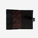 Шкіряна обкладинка для автодокументів Reform 102-011 чорна, фото 5