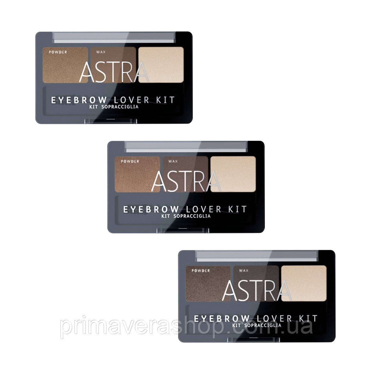Astra Набір для брів Make-Up Eyebrow Lover Kit 02