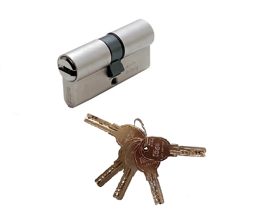 Циліндр ISEO R6 45*35 ключ-ключ сатин 20534е, фото 2