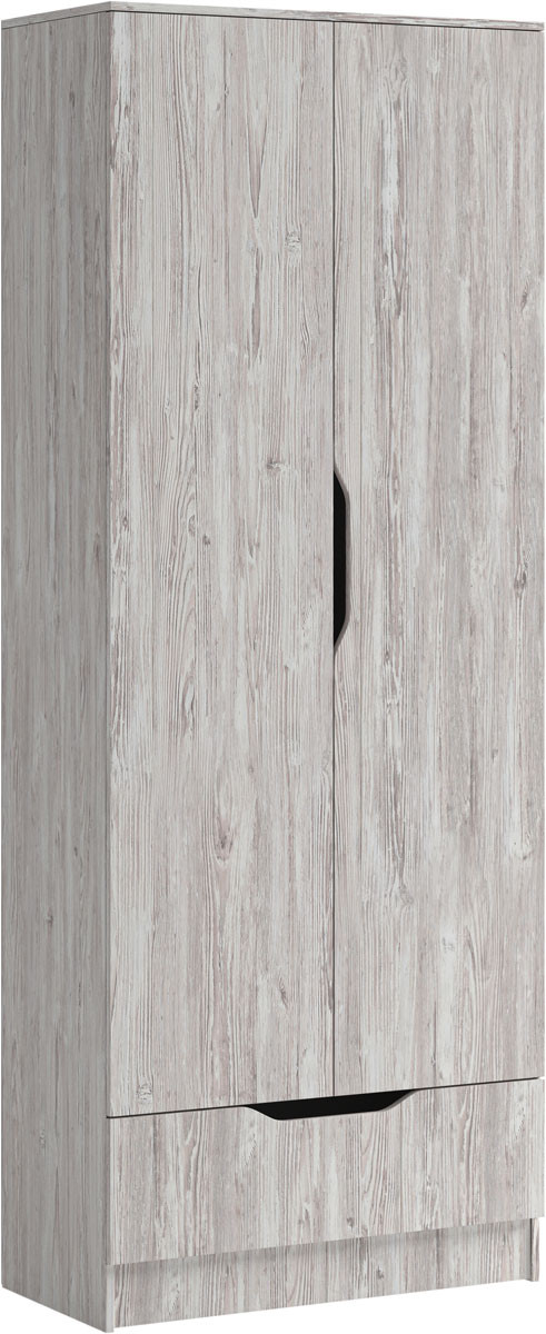 Шафа Локі 80 см 2Д1Ш Артвуд світлий для одягу, фото 1