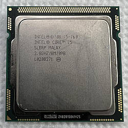 Процесор Intel Core i5 760 4x2.8 (3.33)GHz 8mb cache 95W s1156 бв для ПК