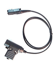 Перехідник адаптер для тактичних та активних гарнітур Expert EX-PTTDP23 для Motorola DP2400 / DP2600 / DP3661