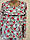 Сорочка жіноча начіс довгий рукав на кокетці з оборкою, фото 3