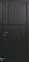 [Колекція 2020 года] Входные двери модель Ellisa (цвет Тиковое дерево) комплектация Nova Abwehr Steel Doors