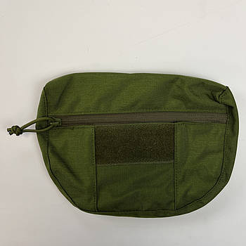 Сумка напашник для бронежилета олива місце для зберігання речей на плитоносці