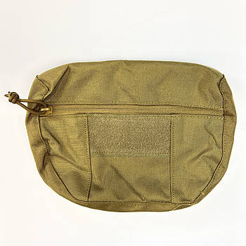 Сумка напашник для бронежилета койот для зберігання речей на плитоносці