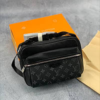 Сумка подарочная Louis Vuitton Messenger Bag (черная) PD6946 представительная стильная сумка-месенджер топ