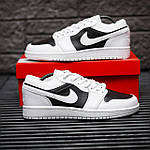 Чоловічі кросівки Nike Air Jordan 1 Low Panda (білі з чорним) повсякденні кроси 2024 Найк топ, фото 4