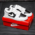 Чоловічі кросівки Nike Air Jordan 1 Low Panda (білі з чорним) повсякденні кроси 2024 Найк топ, фото 5